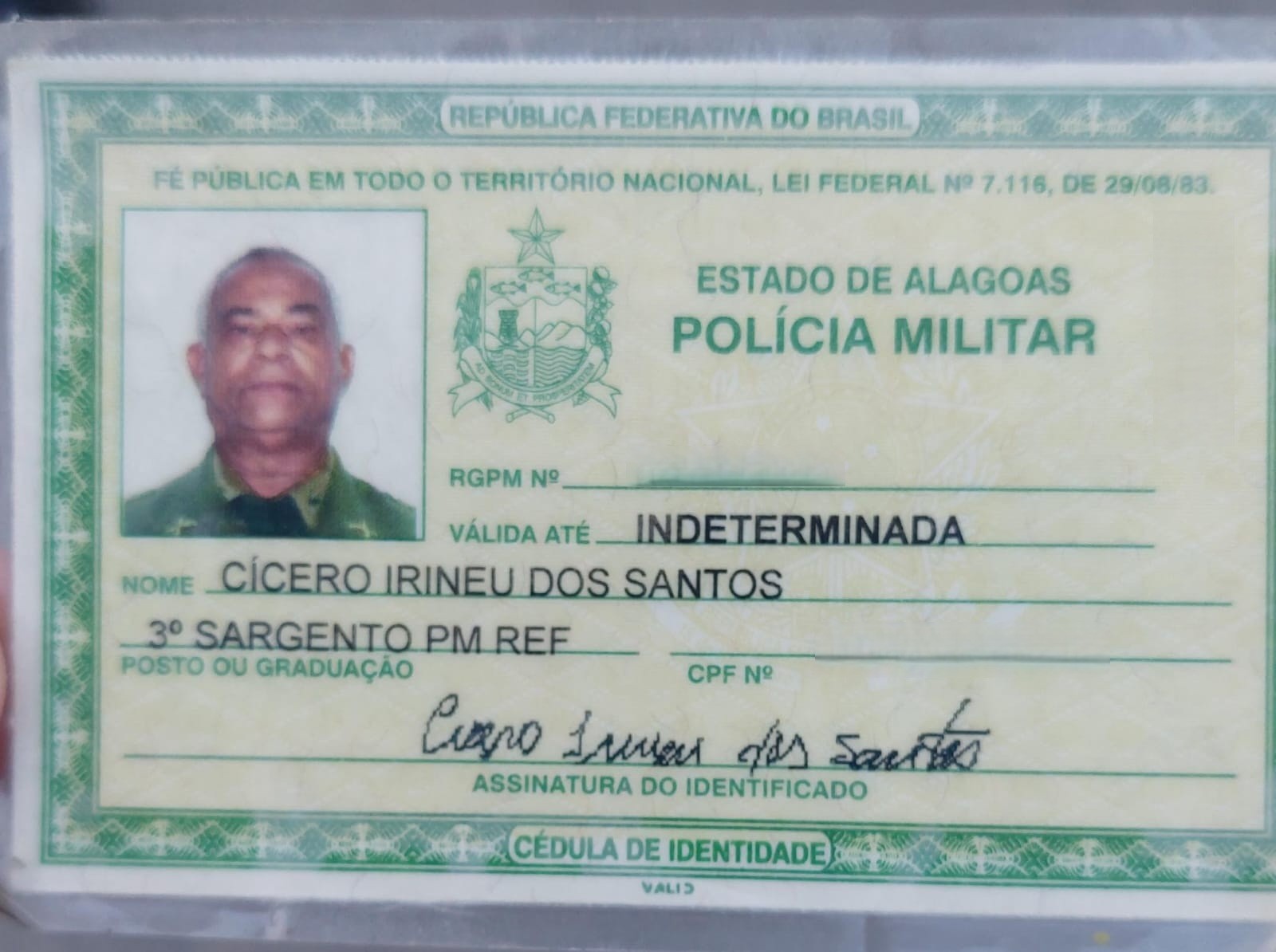 Sargento reformado da PM é morto em Maceió; há suspeita de tentativa de assalto