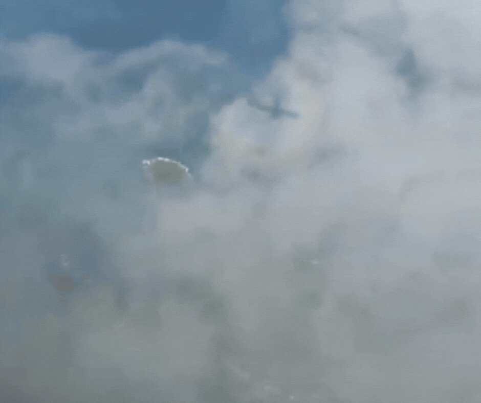 'Bolha' de luz em volta de avião? Influencer registra fenômeno óptico no céu de destino paradisíaco em SC