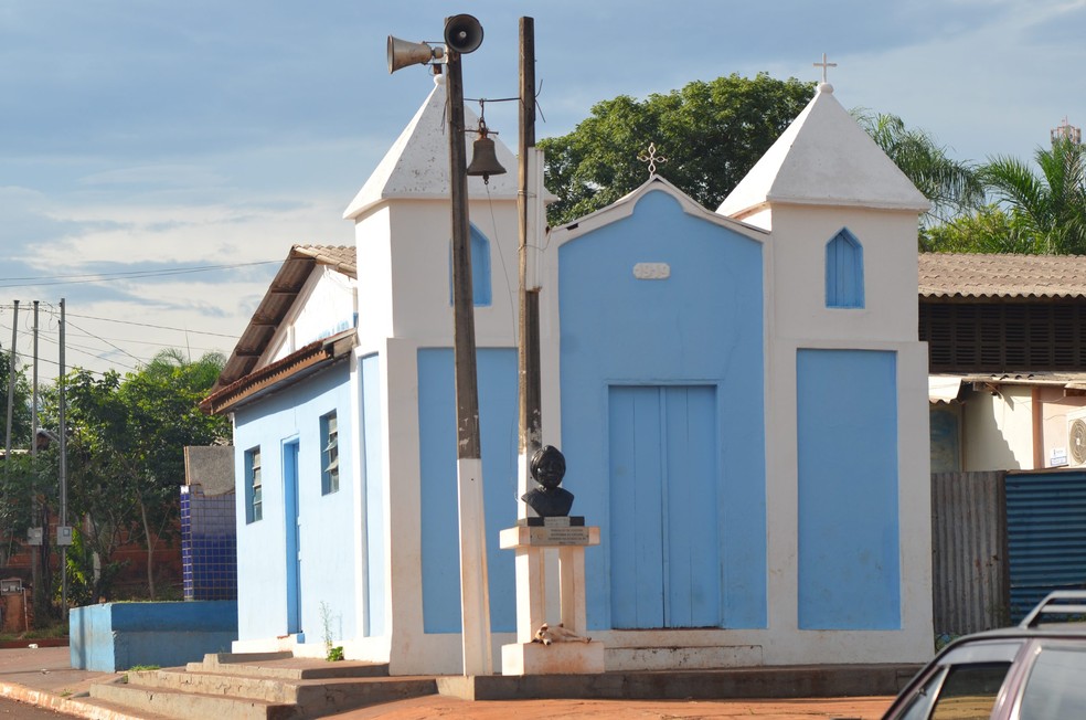 Igreja de São Benedito é principal patrimônio da Comunidade Tia Eva em Campo Grande (MS). — Foto: Divulgação/Guia Negro