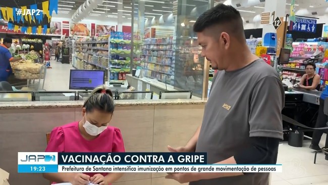 Prefeitura de Santana intensifica imunização em pontos de grande movimentação de pessoas