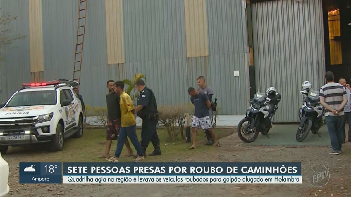 Ação prende 7 integrantes de quadrilha especializada em roubo e desmanche de caminhões na região