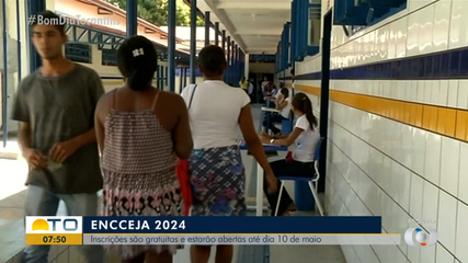 Inscrições no Encceja 2024 vão até o dia 10 de maio