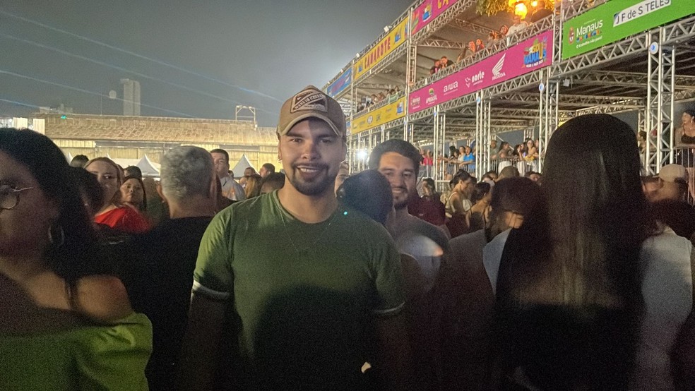Fã curte show de Zé Felipe no "Sou Manaus 2023" — Foto: Bianca Fatim, g1 AM