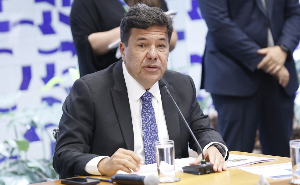 Deputado Mendonça Filho (UNIÃO-PE) durante reunião de líderes da Câmara dos Deputados — Foto: Marina Ramos / Câmara dos Deputados