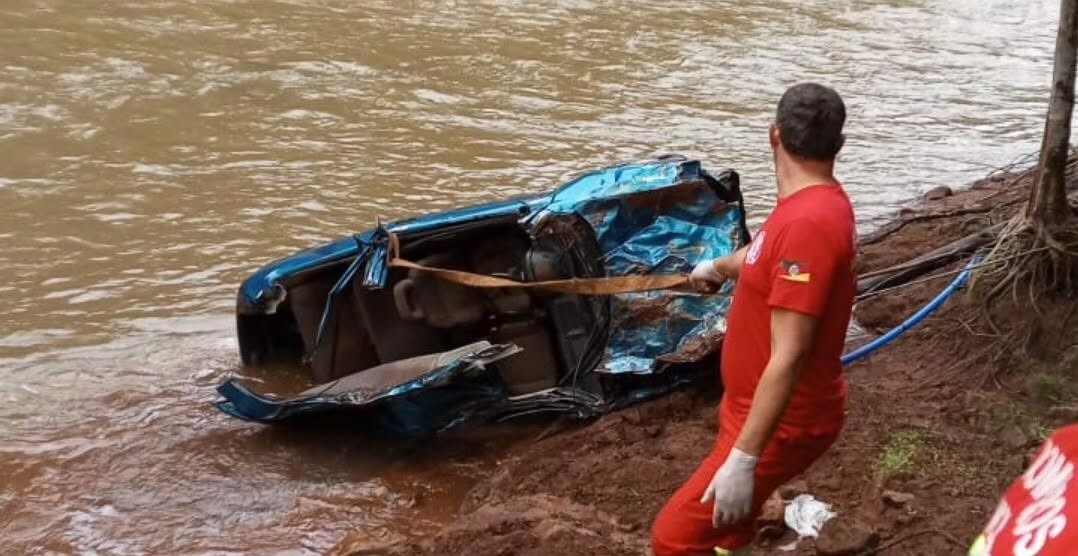 Homem é encontrado morto dentro de carro submerso em rio no Norte do RS