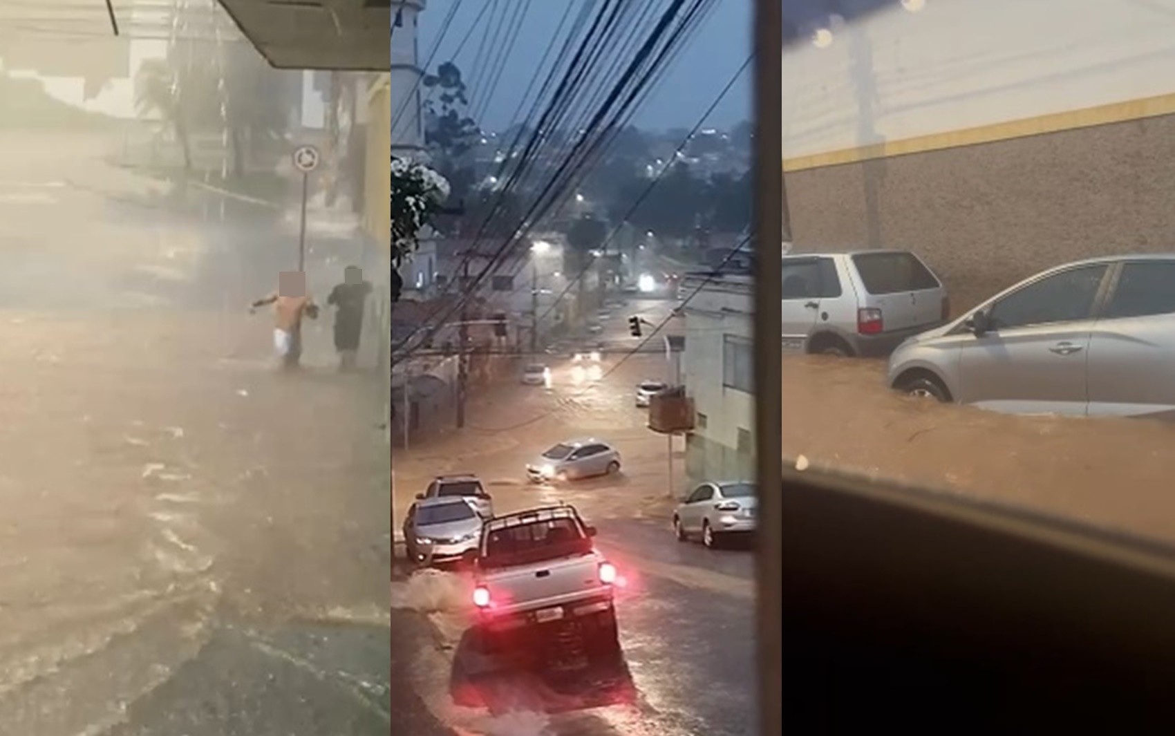 Chuva causa alagamentos e transtornos em Lavras, MG