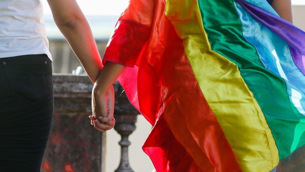bandeira lgbt lgbtqia+ arco-iris — Foto: JL Rosa/SVM/Arquivo