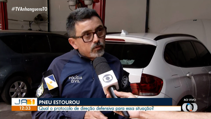 Perito de trânsito orienta como agir se pneu de veículo estourar