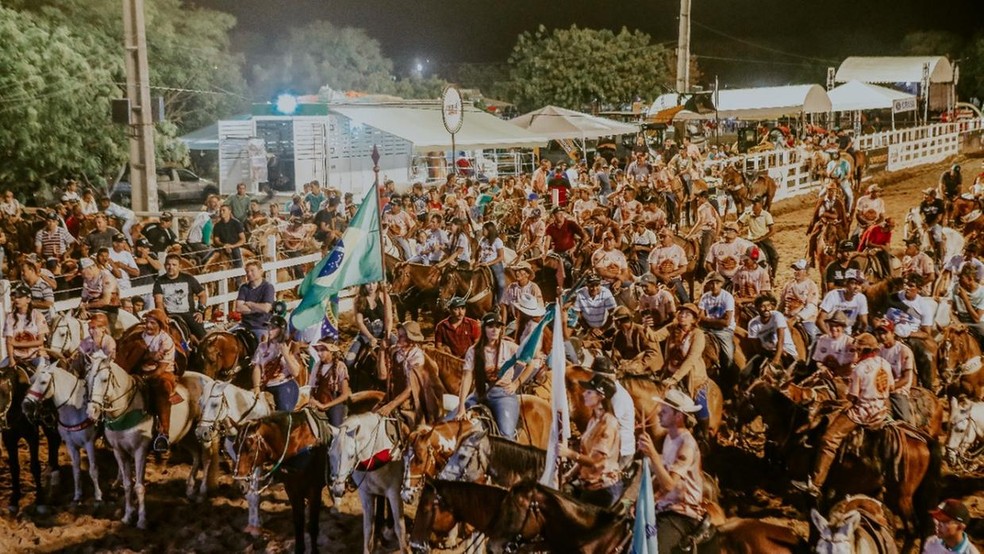 Vaquejada de Itapebussu, em Maranguape, no Ceará. — Foto: Divulgação