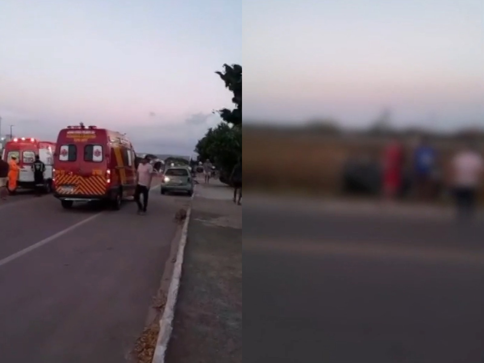 Duas pessoas morrem em batida entre caminhão e carro na BR-101 na Grande Natal