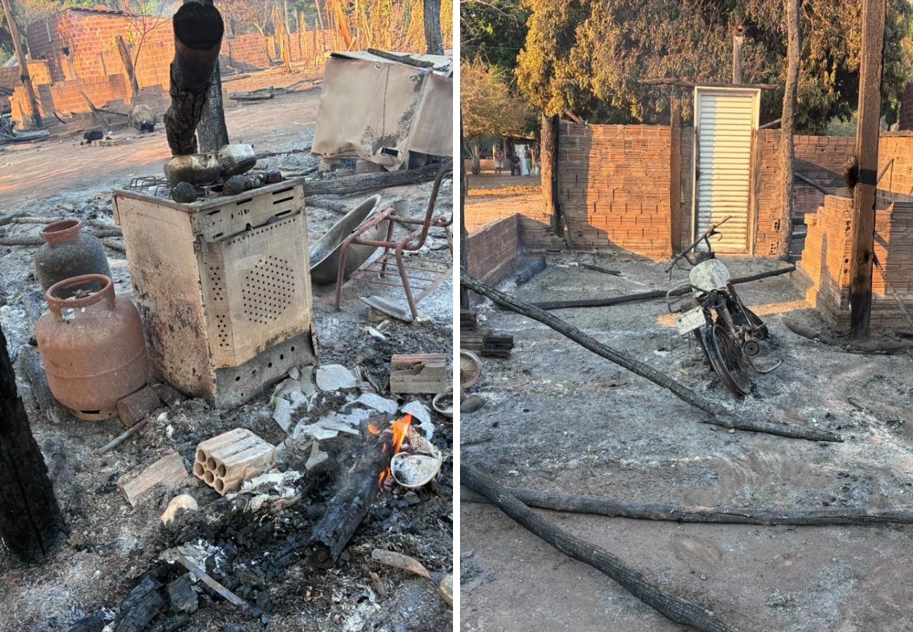 Incêndio destrói 38 casas em aldeia indígena na Ilha do Bananal | G1