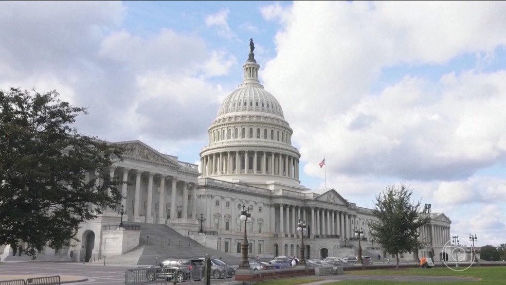 Senado dos Estados Unidos aprova projeto de lei para encerrar tarifas de Trump contra o Brasil — Foto: Jornal Nacional/ Reprodução