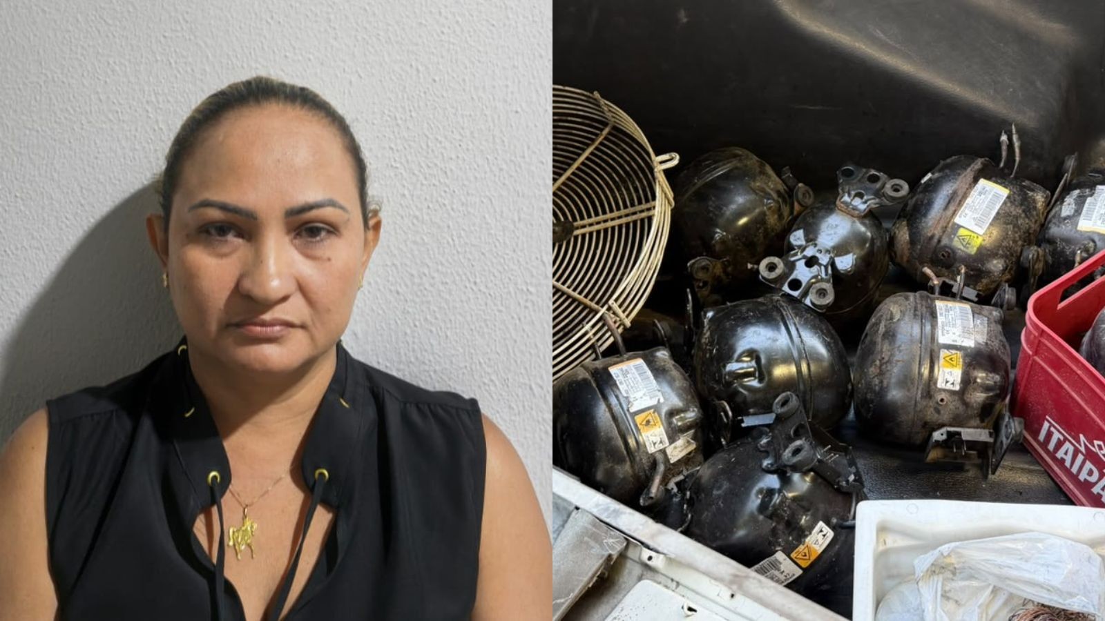 Mulher é presa pela 3ª vez por receptação durante operação no Centro de Teresina