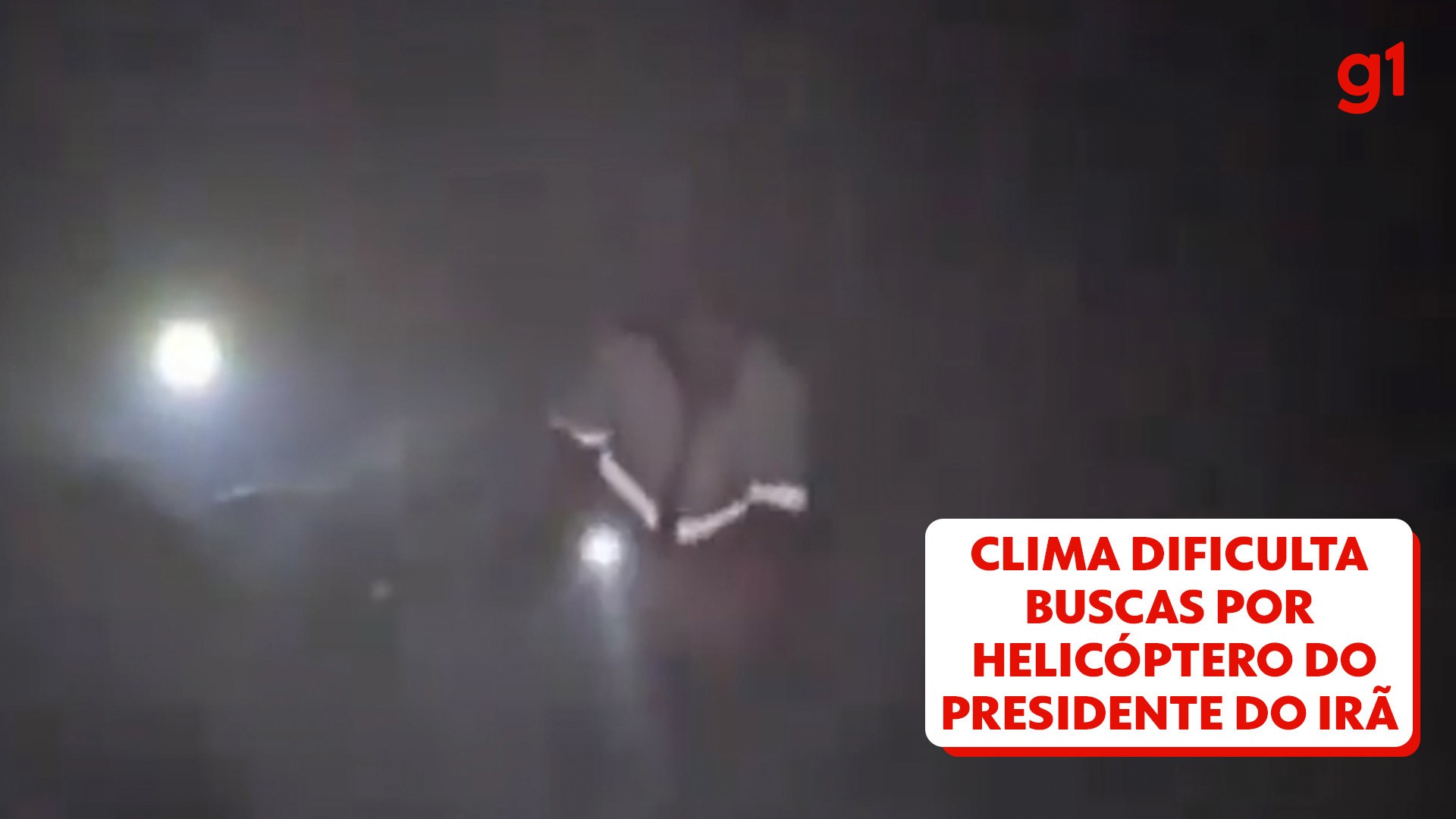 VÍDEOS: Helicóptero com o presidente do Irã sofre acidente