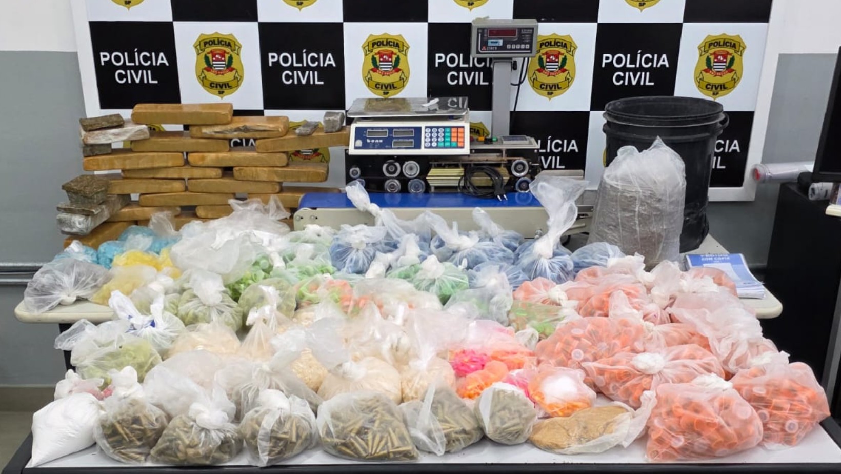 Polícia Civil de São José dos Campos apreende mais de 45 kg de drogas em operação contra o tráfico