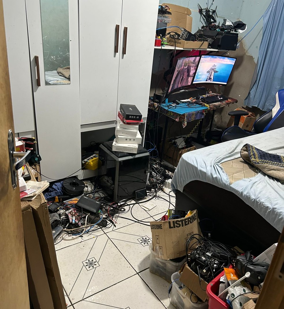 Ação é realizada pelo Ministério da Justiça em todo país e busca o combate a crimes contra a propriedade intelectual — Foto: Reprodução