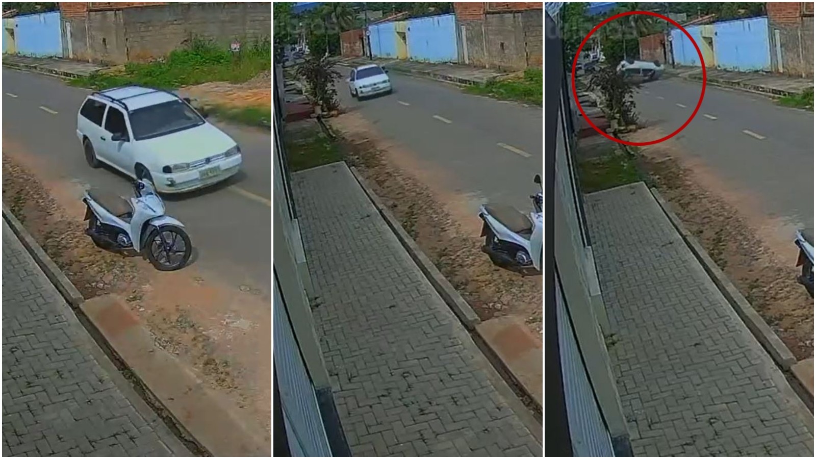 Motorista morre após dar ré em carro e capotar duas vezes no Ceará; vídeo