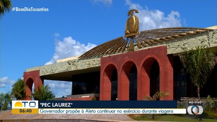 Governador do Tocantins propõe à Aleto projeto para continuar no exercício durante viagens