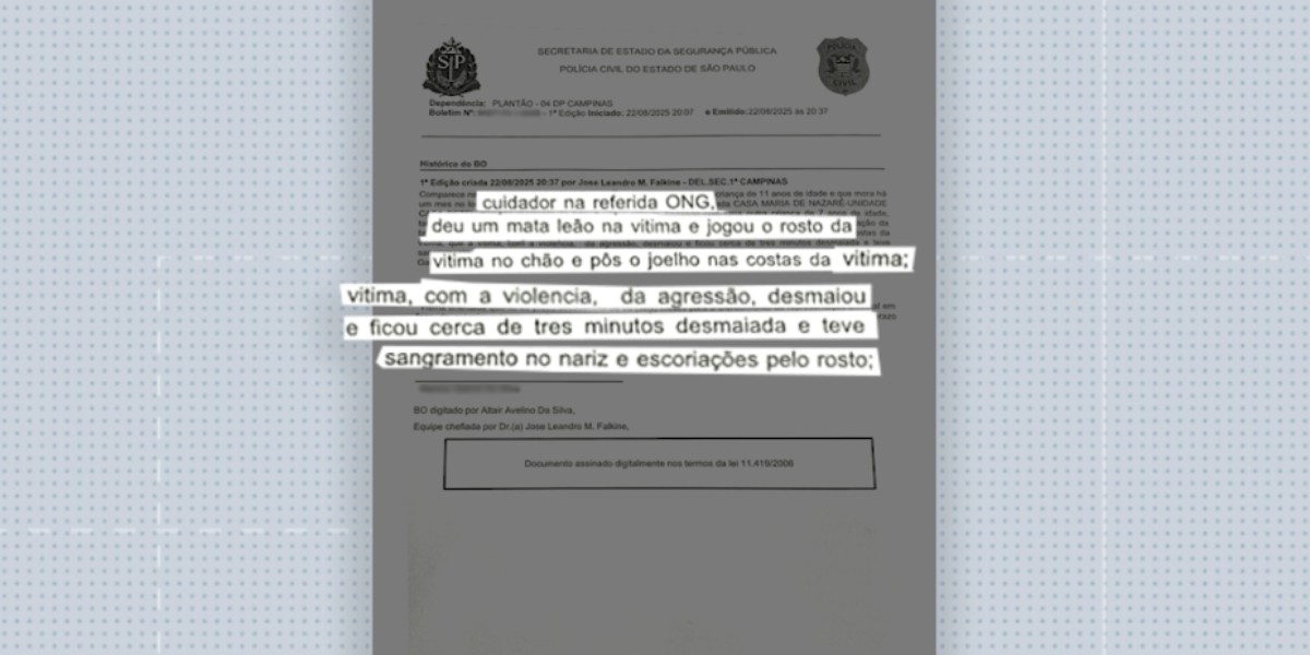 Funcionários de abrigo para crianças são demitidos após suposta agressão a menino de 11 anos em Campinas