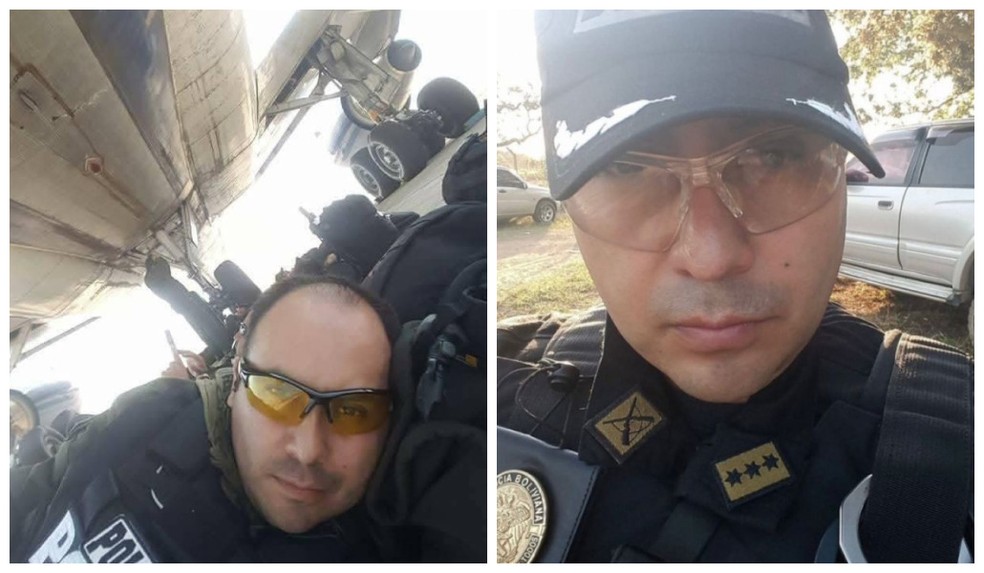 O major Gabriel Jesus Soliz Heredia foi preso por supostamente acobertar o líder do PCC Tuta em Santa Cruz de La Sierra, na Bolívia. — Foto: Reprodução/Redes Sociais