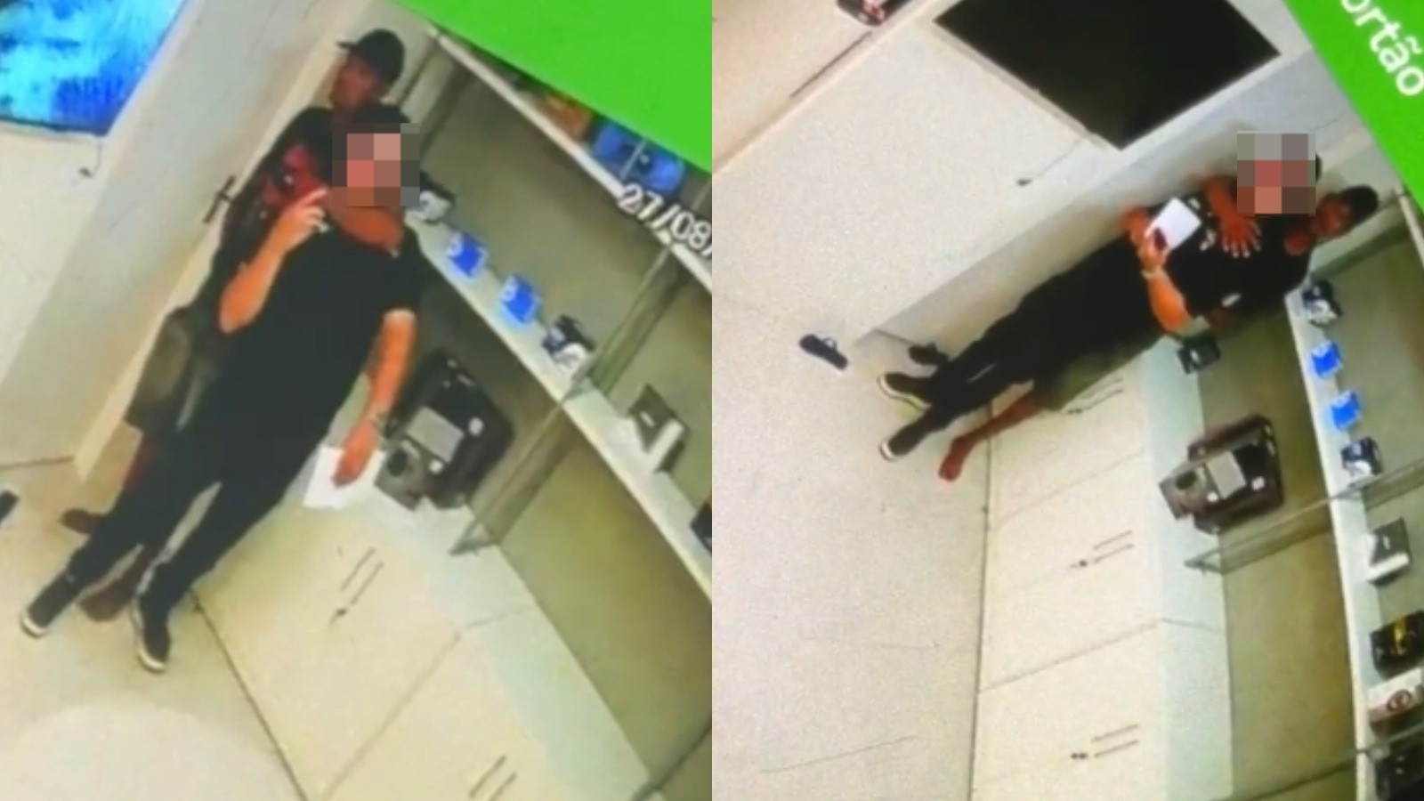 Vídeo: criminoso faz refém em loja de shopping em Fortaleza