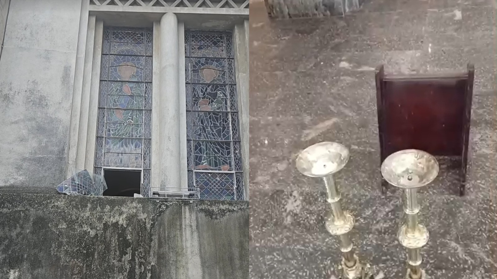 Catedral de Fortaleza é invadida e vandalizada; vídeo mostra destruição