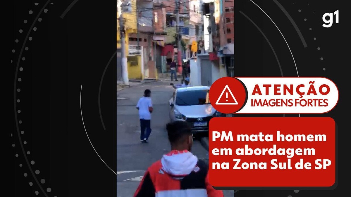 PM atira e mata homem durante abordagem em comunidade de SP