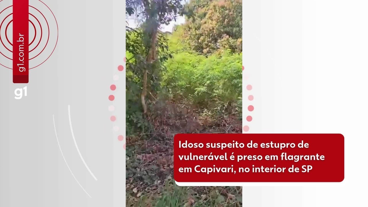 Idoso suspeito de estupro de vulnerável é preso em flagrante em Capivari