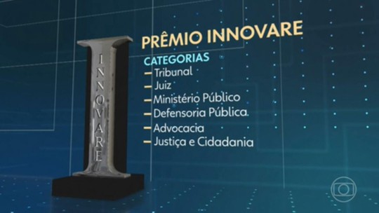 Inscrições do Prêmio Innovare 2024 são prorrogadas até o dia 6 de maio - Programa: Jornal Nacional 