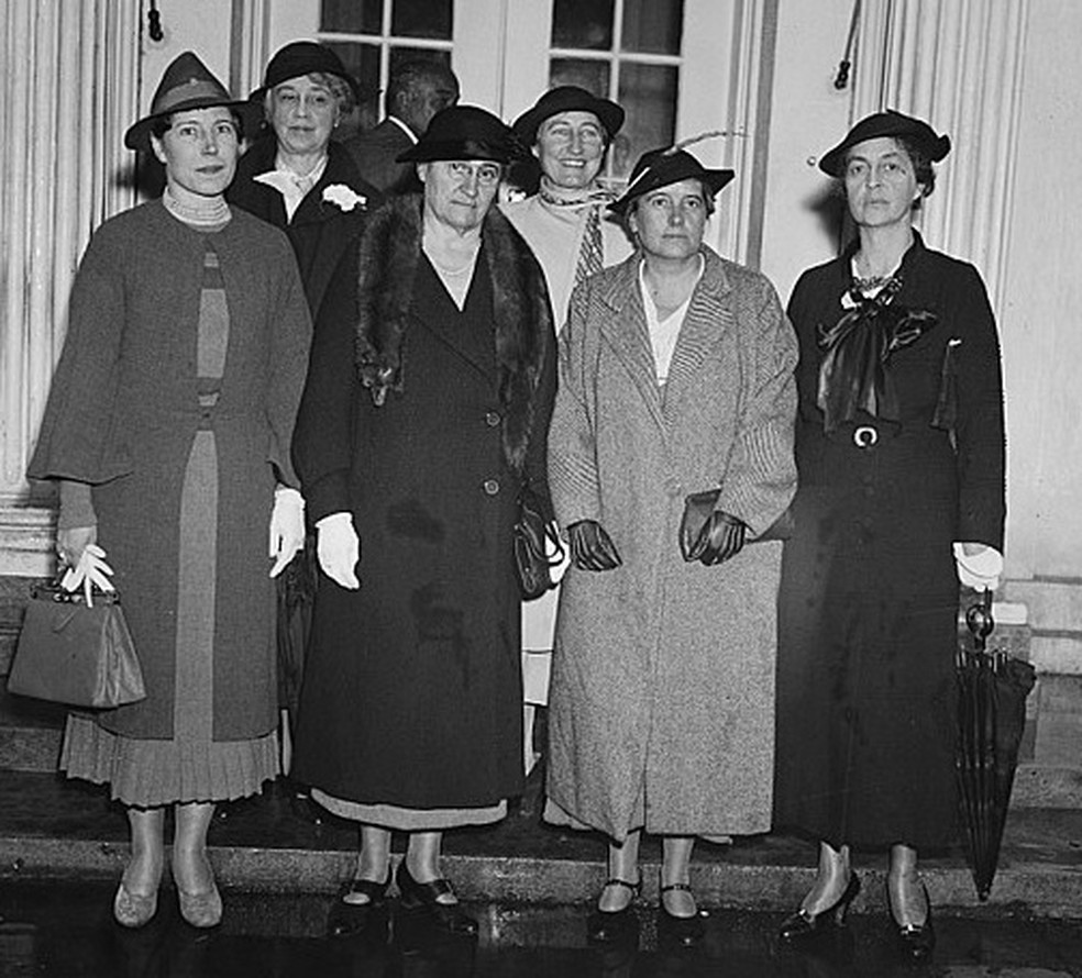 A Liga Internacional de Mulheres pela Paz e Liberdade é uma organização feminista criada em 1915. — Foto: Domínio Público