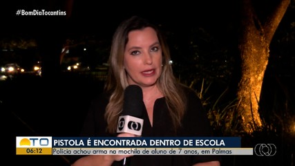 Arma de fogo é encontrada dentro da mochila de aluno em Palmas
