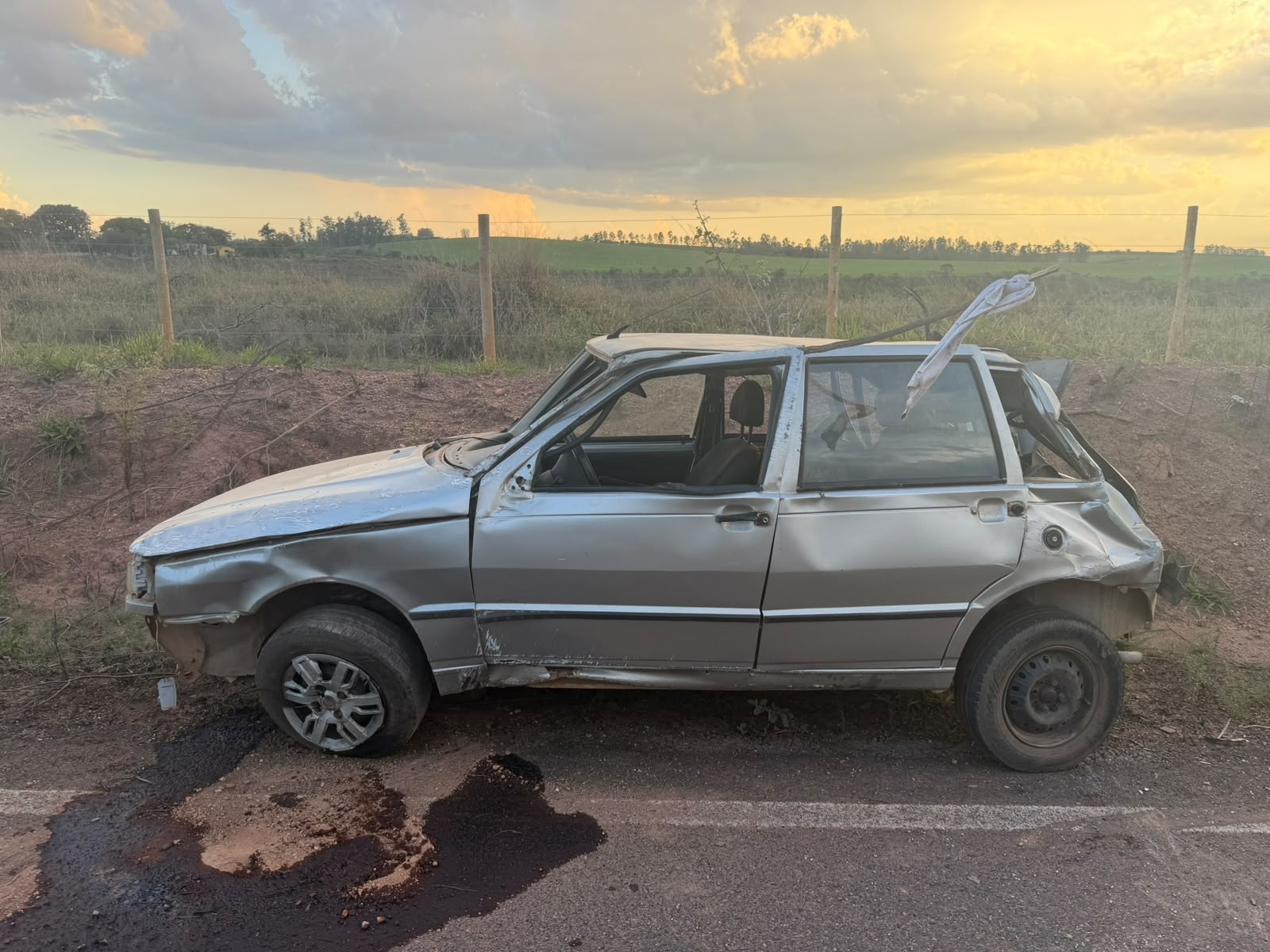 Motorista sem CNH fica gravemente ferido após acidente na LMG-827, em MG