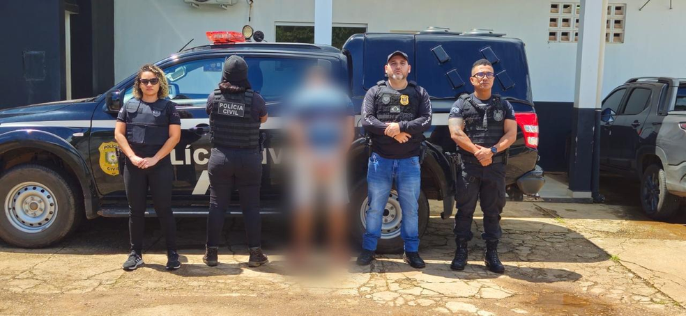 Francineive Caldas da Silva, servidor procurado desde 2019 por furto qualificado, é preso após g1 questionar a Polícia Civil do estado — Foto: Reprodução/Polícia Civil do Amapá