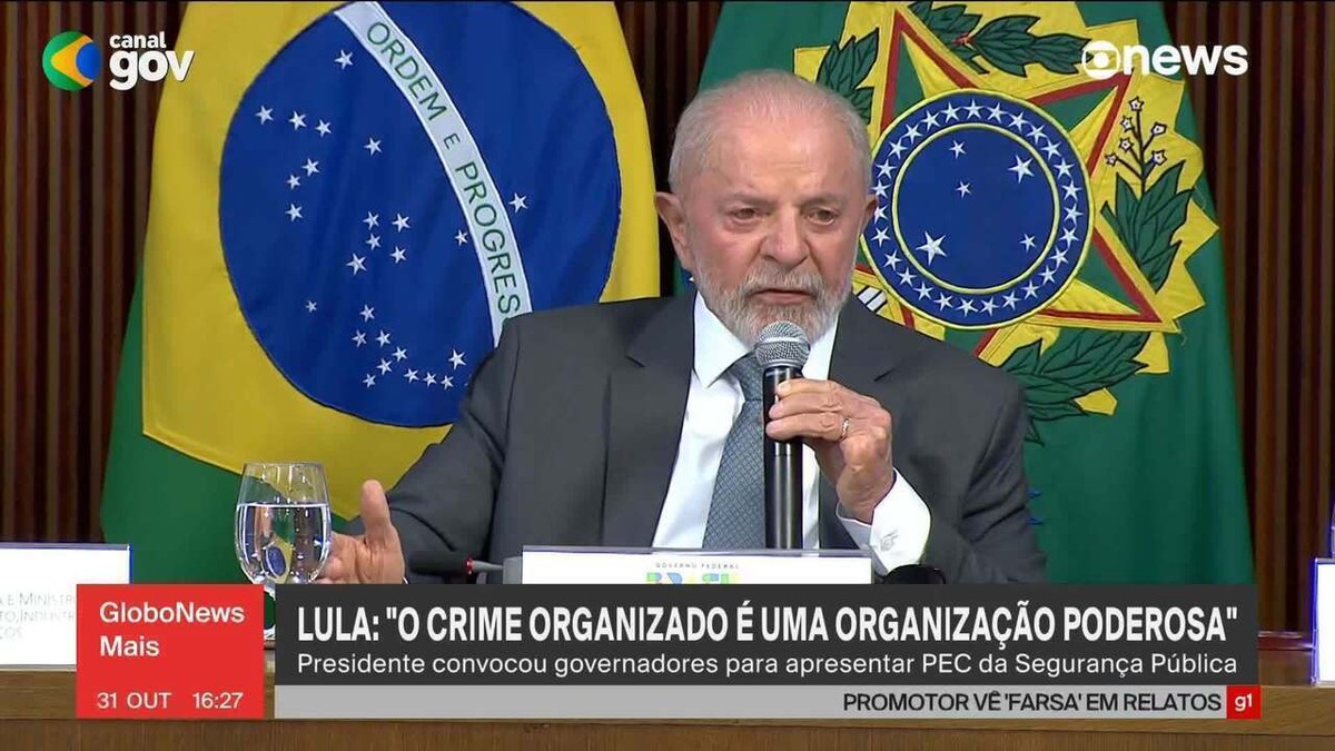 'Goiás é único estado que não tem problema de segurança', ironiza Lula após Caiado criticar PEC antiviolência