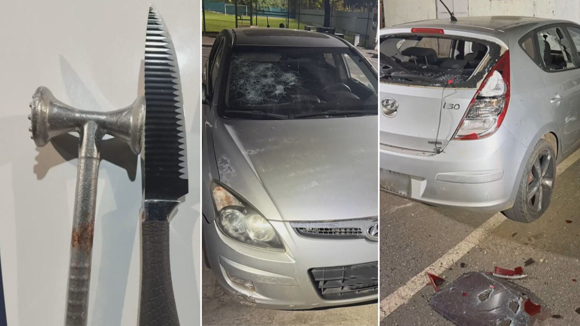 Mulher é presa após usar martelo e faca para danificar carro do ex-companheiro no DF