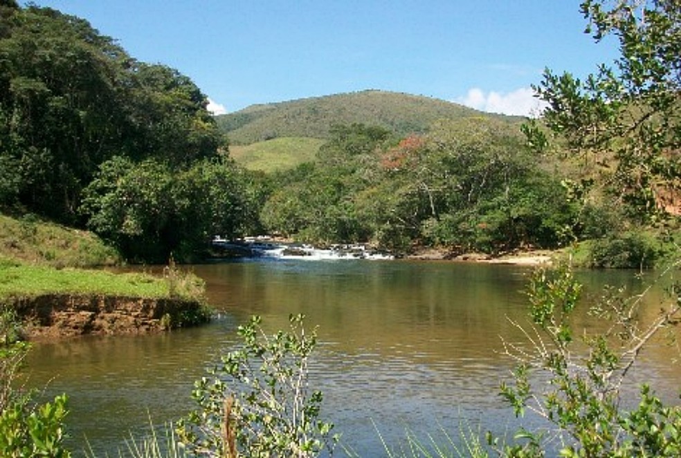 Cachoeira do Espraiado do Gamarra, em Baependi — Foto: Secretaria de Cultura e Turismo de Minas Gerais