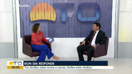 Bom Dia Responde explica limites entre vizinhos sobre muros e cercas