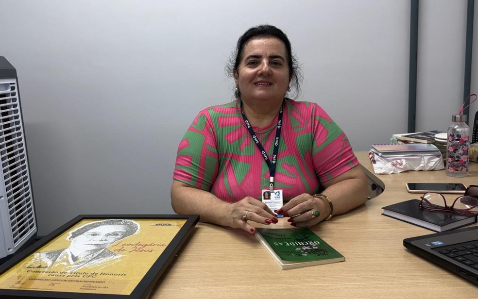 Maria Meire de Carvalho Ferreira, professora e pesquisadora da Diretoria de Mulheres e Diversidade da Universidade Federal de Goi&aacute;s (UFG) &mdash; Foto: Augusto Sobrinho/g1 Goi&aacute;s