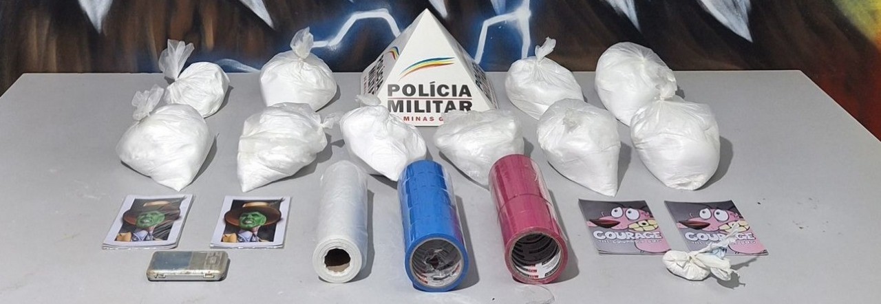 PM desmonta depósito de cocaína e prende dois homens em propriedade rural de Mesquita