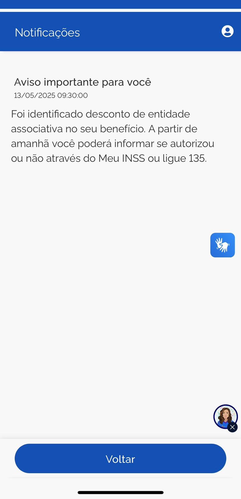 Veja a notificação do INSS para quem foi vítima de fraude de descontos irregulares