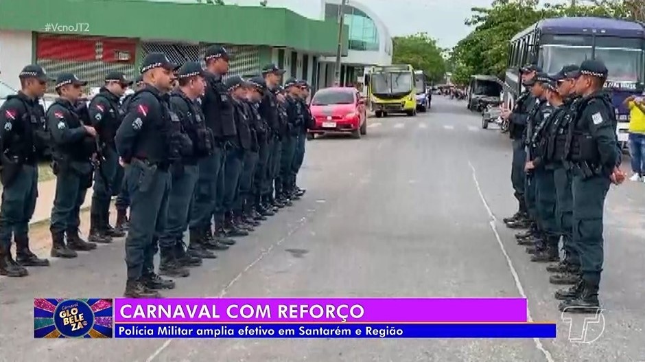 Polícia Militar reforça efetivo para garantir segurança no Carnaval em Santarém e região