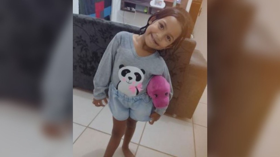 Menina de 4 anos morreu um dia depois de se afogar na Lagoa do Cauípe, em Caucaia. — Foto: Arquivo pessoal