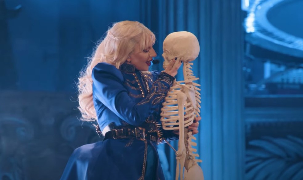 Lady Gaga no Coachella 2025 — Foto: Reprodução/YouTube do festival