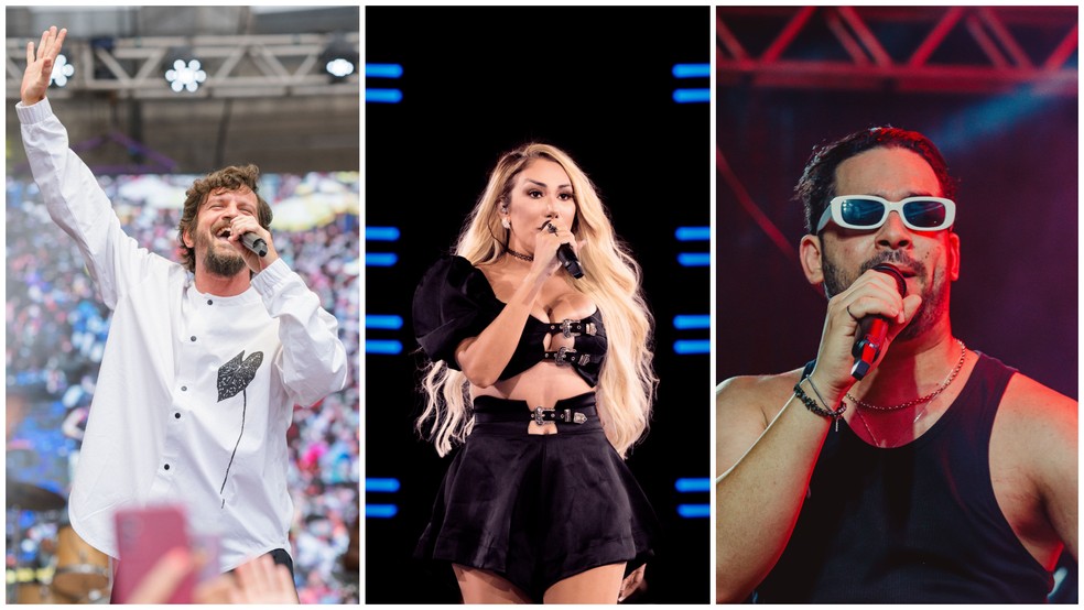 Saulo Fernandes, Taty Girl e Henry Freitas estão entre as atrações do Carnaquiraz 2025 — Foto: Divulgação