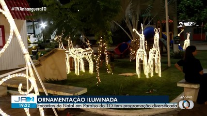 Paraíso tem iluminação e programação e natal; confira