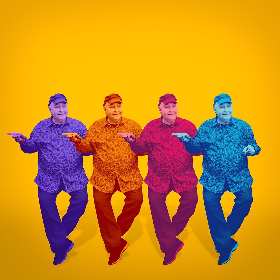 Capa do álbum 'Serotonina', de João Donato — Foto: Pedro Palhares com arte de Ricardo H Fernandes
