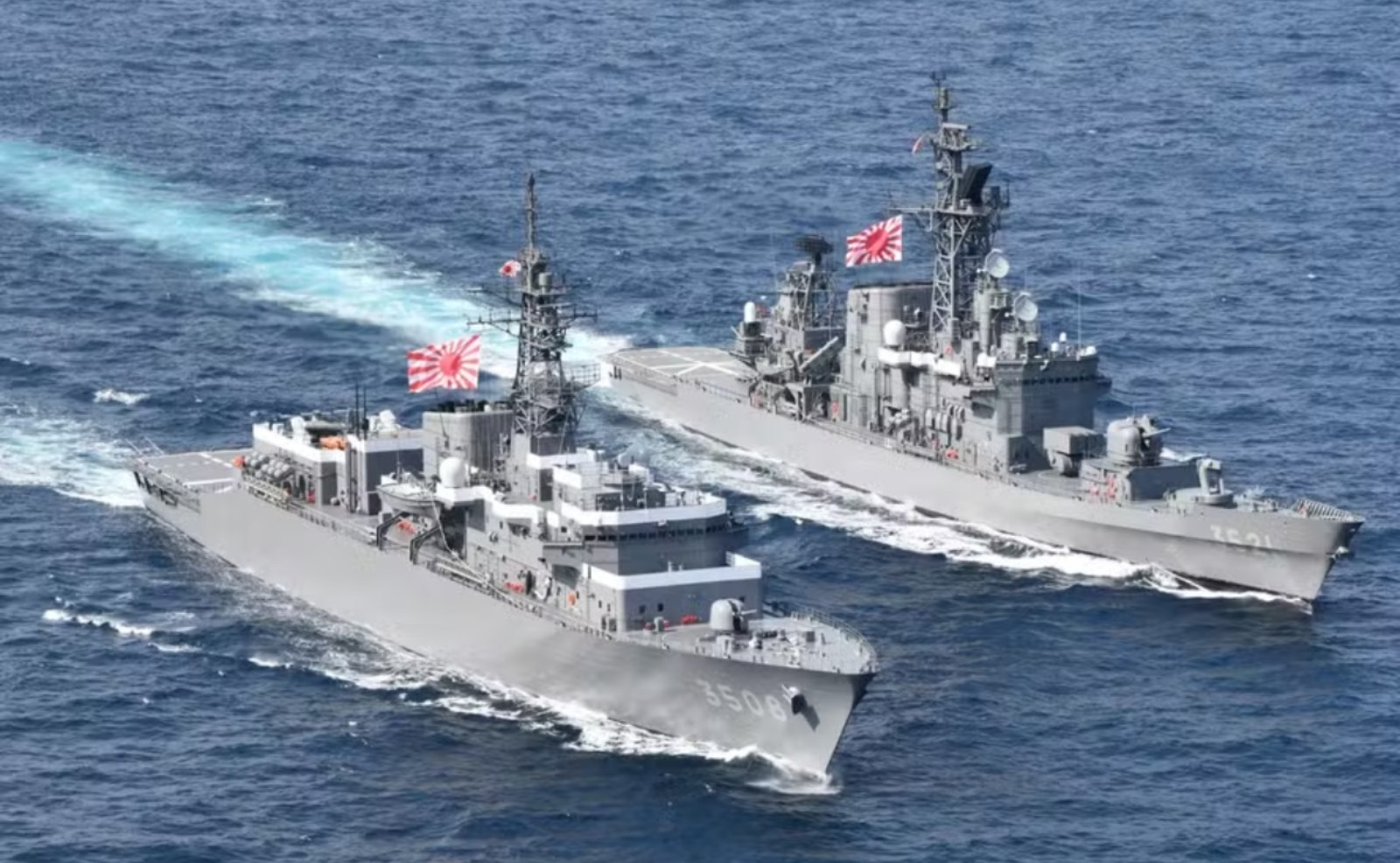 Dois navios da Marinha do Japão estarão abertos para visitação gratuita em Fortaleza