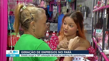 Pará ocupa 10º lugar no ranking de contratações