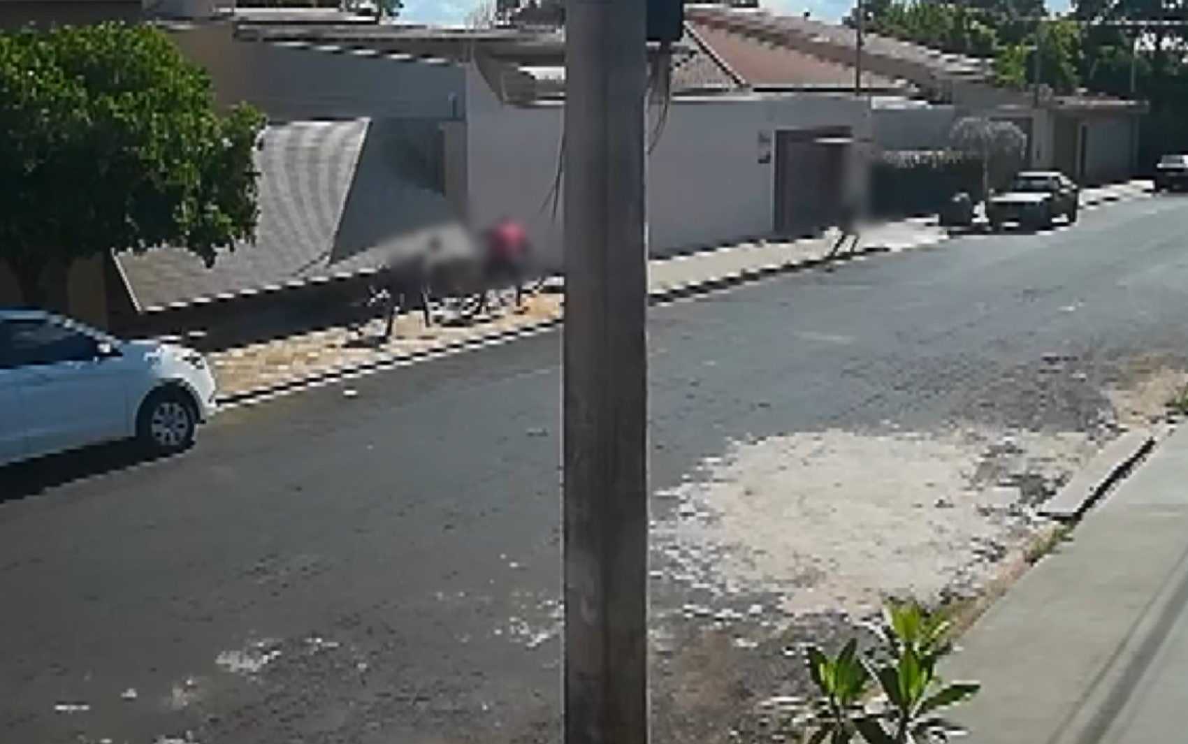 Jovens forçam abertura de portão eletrônico e furtam bicicleta de casa em Ribeirão Preto; VÍDEO