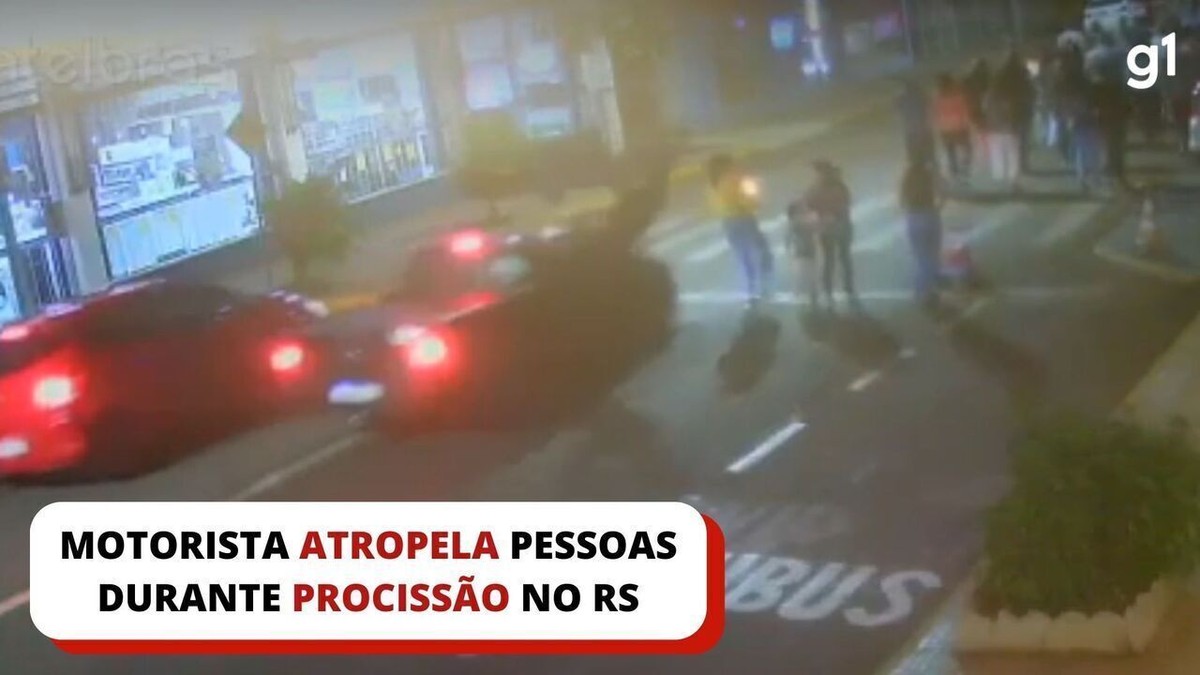 VÍdeo Motorista Embriagado Atropela Pessoas Durante Procissão Em Santo